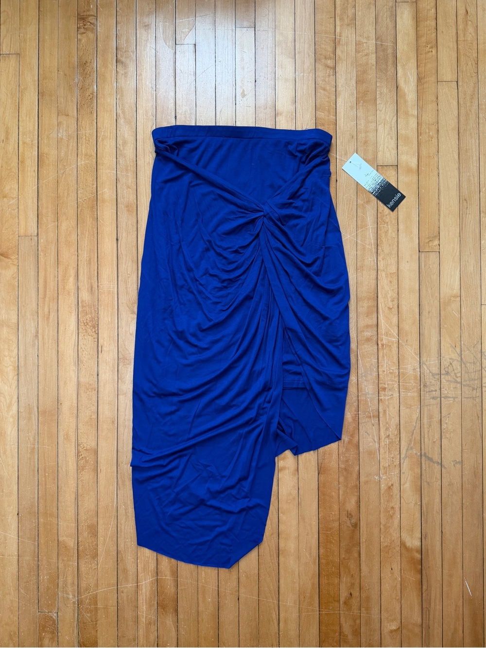 NWT Kensie Dark Sapphire Layered Sarong Skirt Women’s Sz. M